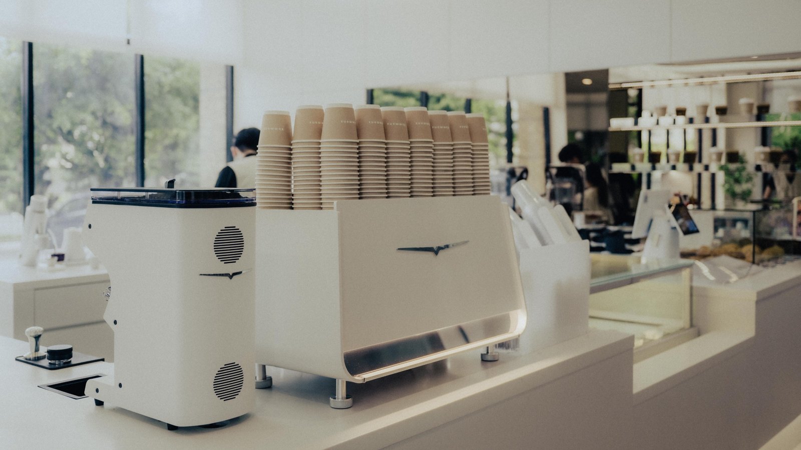 coffee machine at k'ommons